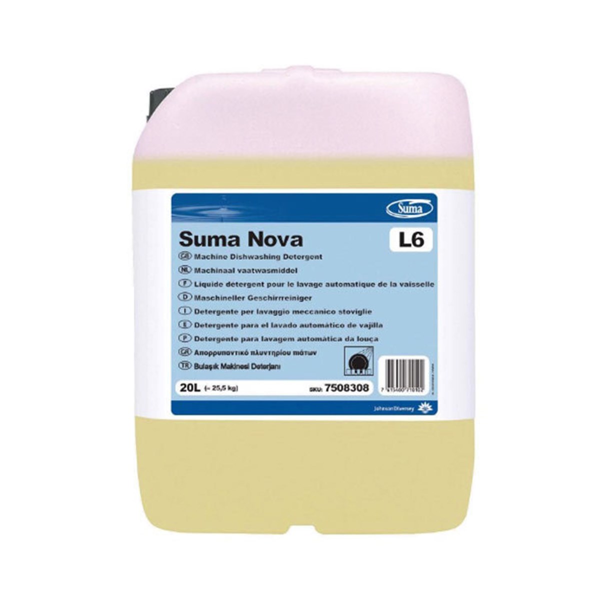 Suma Nova L6 Sanayi Tipi Bulaşık Makinası Deterjanı 20 Litre 70009244