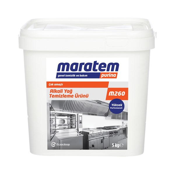 Maratem M260 Alkali Yağ Temizleme Toz Ürünü 5 Kg
