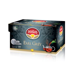 Doğuş Earl Grey Demlik Süzen Poşet Çayı Bergamot Aromalı 100lü Paket
