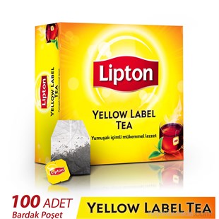 Lipton Yellow Label Bardak Poşet Çay 100lü